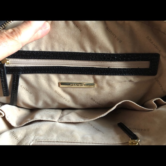 Brahmin Hudson Satchel Black Leather - Picture 4 of 6